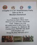 Anniversary Party Chapter V 2015